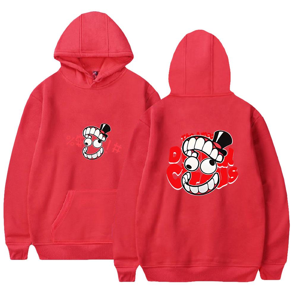 Unisex The Amazing Digital Circus Anime Hoodie Sweatshirt Graphic Printed Streetwear Hoodies for Couples Men Women