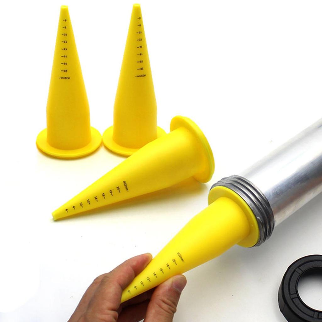 Set of 4 Nozzles for Boilie Roll Attractants Fishing Tool Cone Rolling Tables Carp
