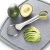 Stainless Steel Avocado Slicer 2 In 1 Fruit Peeler Cutter for Kiwi Pitaya Melon Kitchen Gadgets Vegetable Tools Fruit Slicer
