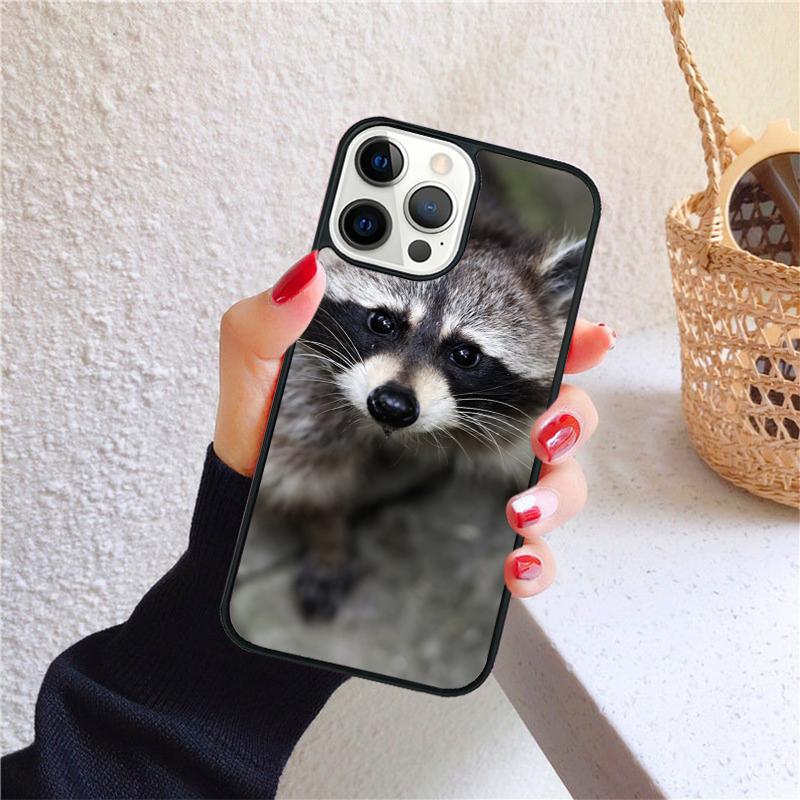 

Animal raccoon fox Phone Case for iPhone 17 Air 16 Coque 15 14 12 13 PLUS 11 PRO MAX Back Cover Fundas Shell iPhone 11pro max