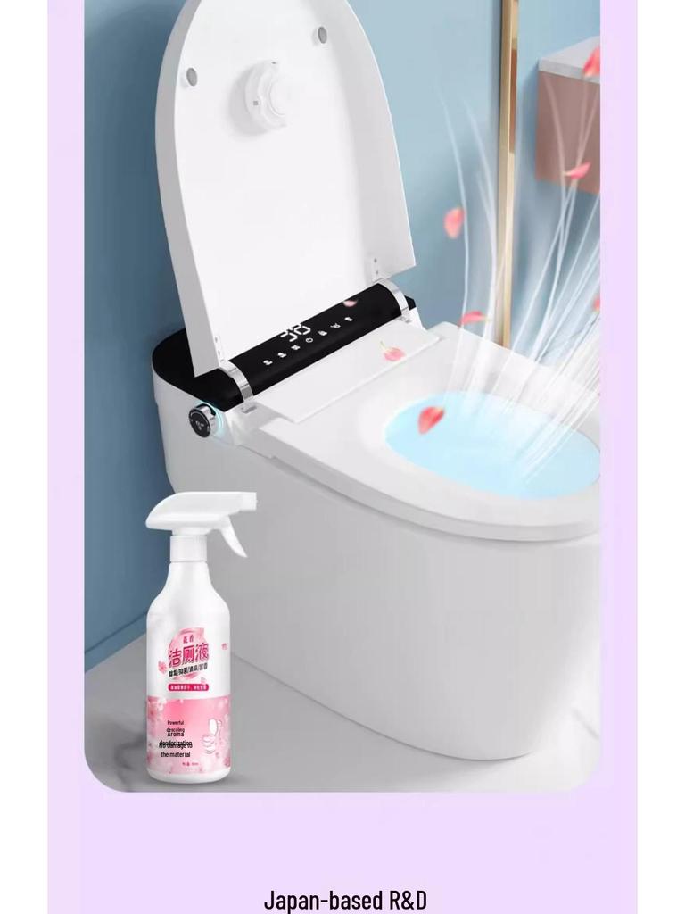 Floral Scent Toilet Cleaner - Strong Deodorizing, Stain Removal, Long-Lasting Fragrance for Bathroom and Tile