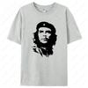 T-shirt Oversize Vintage Silhouette Che Guevara T-shirt Graphique Révolutionnaire Rétro Streetwear Punk Haut en Coton Lourd