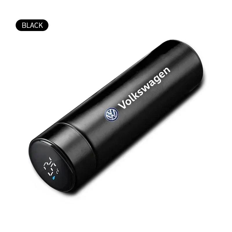 

2025 Hot Car Smart Thermos Mug Insulation Cup Led Digital Temperature Display For Volkswagen GTI Golf 7 Caddy Passat B5 B8 Toura