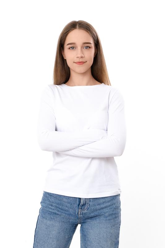 Teen Girls Solid Color Long Sleeve Top Any season 6521-036 HC