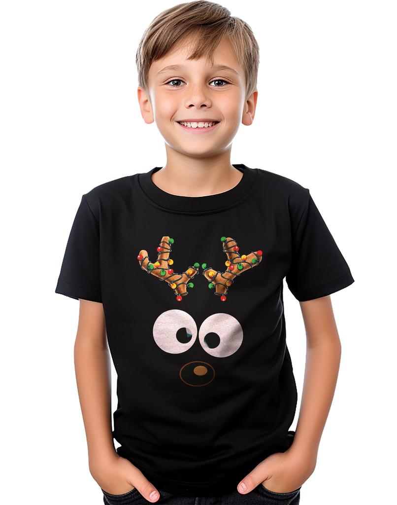 Funny Reindeer Christmas T-Shirt Mens Womens Tees Top - Ho Ho Hilarious! 100% Cotton, Funny T-Shirt Mens Womens Tees Top,