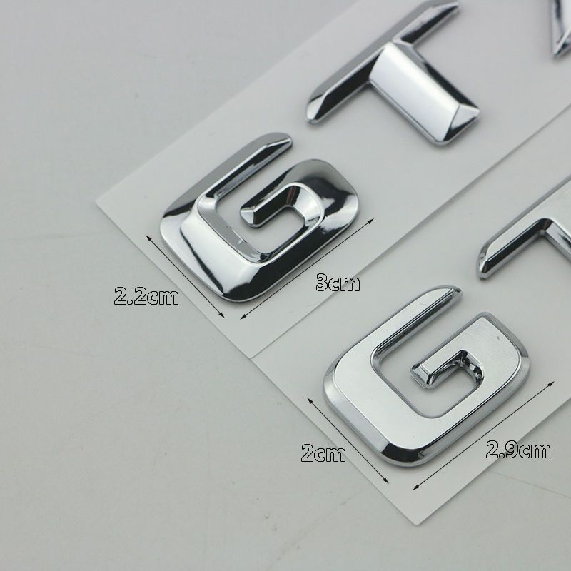 Applicable aux logos de voiture ID6 ID4 logo lettre GTX version modifiée d'outre-mer coffre arrière anglais autocollant de logo