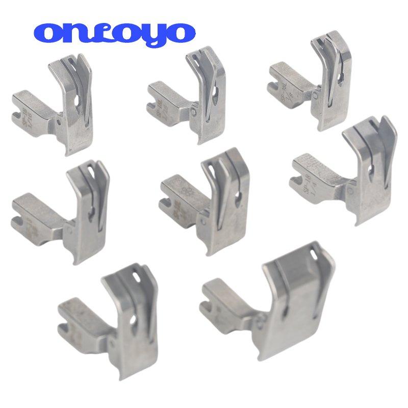 SP-18 Left / Right Edge Guide Presser Foot For Industrial 1 Needle Flat Sewing Machine Accessories 1/2 1/4 3/16 1/8 1/16 SP-18 1-16 Right 2MM