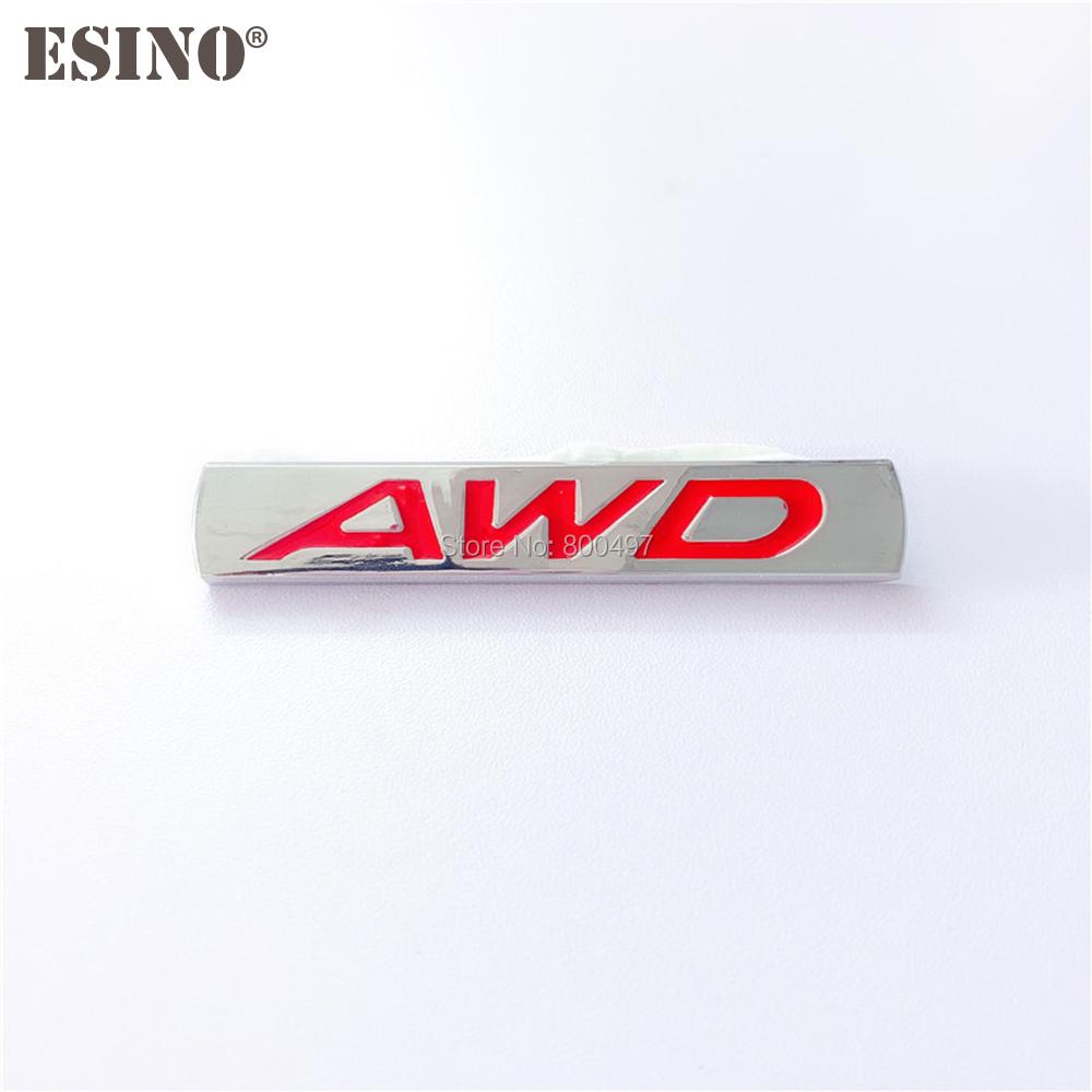 

New Car Styling 3D AWD Metal Chrome Zinc Alloy Emblem Car Body Badge Sticker Auto Accessory for Mazda 3 CX-3 CX-5 RX-8 RX-5