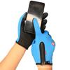 Reißverschluss spritzwassergeschützte Handschuhe Touchscreen-Handschuhe Outdoor warme Herbst- und Winter Herren- und Damen-Samt warme Radhandschuhe
