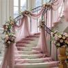 10/5/3/2/1M Wedding Tulle Backdrop Curtains,Sheer Backdrop Curtains,Birthday Party Baby Shower,Photography Backdrop Decoration