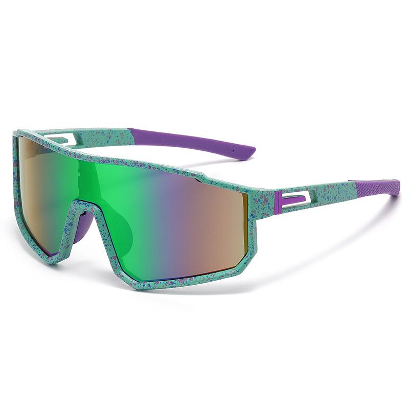 Cross Border New Riding Sunglasses Windproof European American Integrated Outdoor Sports Goggles Fashionable Colorful