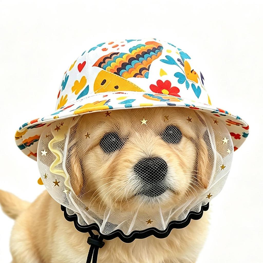 Muselière Douce pour Chiens Filet Réglable Protecteur Anti-Mastication Tête de Chiot Animal de Compagnie Filet pour Tête d'Animal de Compagnie Muselière pour Animal de Compagnie Chaton Petit Moyen Intérieur