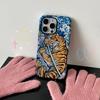 Tiger japan art painting fashion pattern Phone Case Film shell For iPhone 17 16e 16 15 14 13 12 11 Pro Max Plus XS