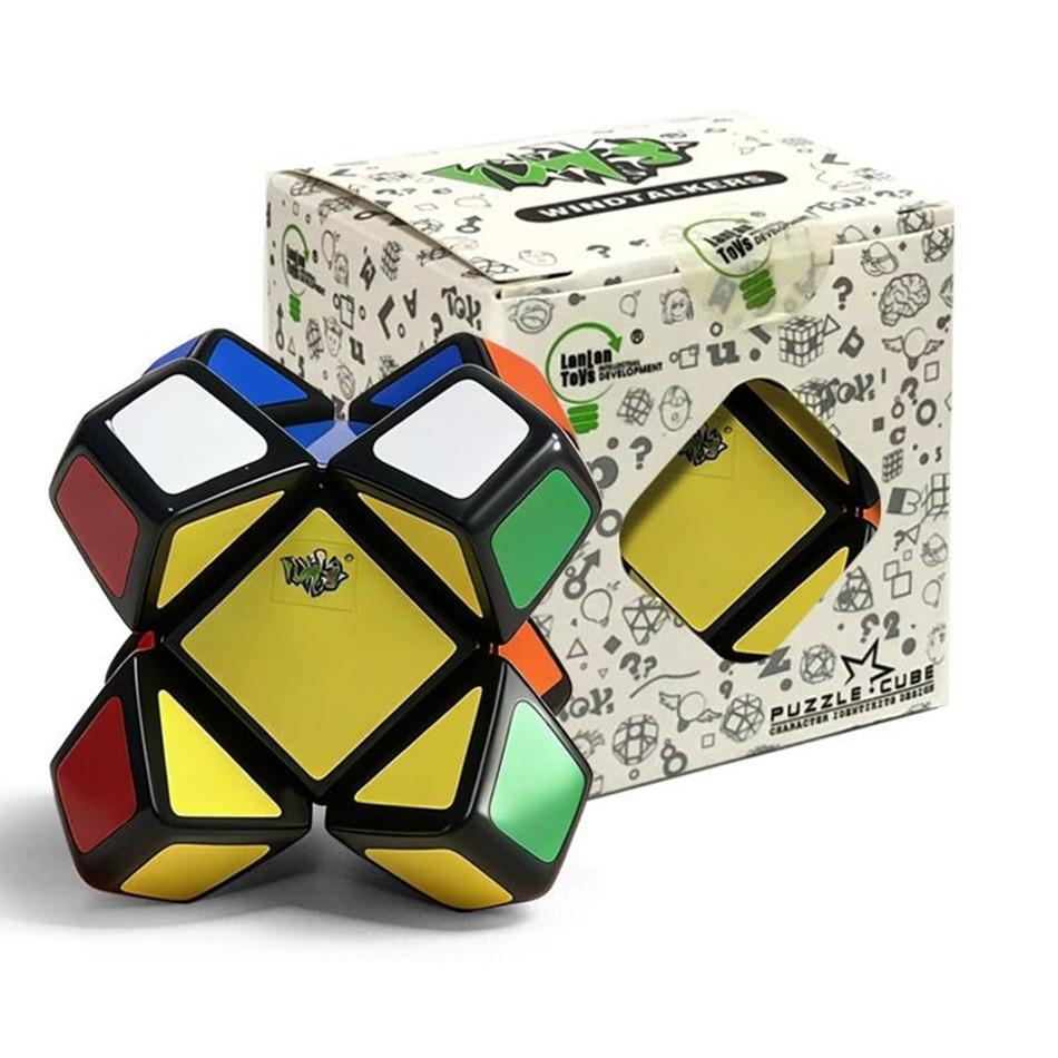 Lanlan 4 Axis Fengyan Skew Magic Cube Lanlan Magic Eye Speed Puzzle Christmas Gift Ideas Kids Cubo Magico Toys For Children