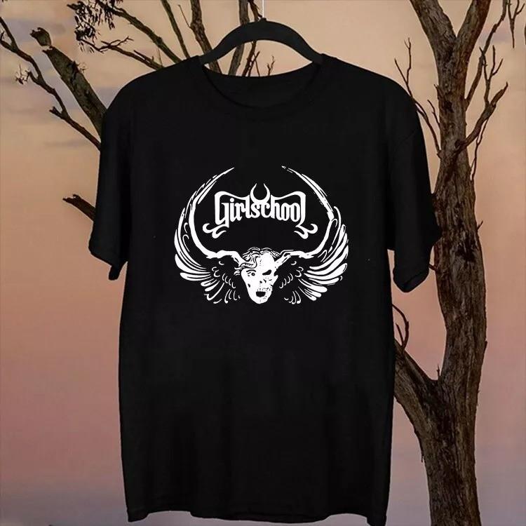 Nové tričko GIRLSCHOOL band Dárek pro fanoušky Unisex S-5XL JU222
