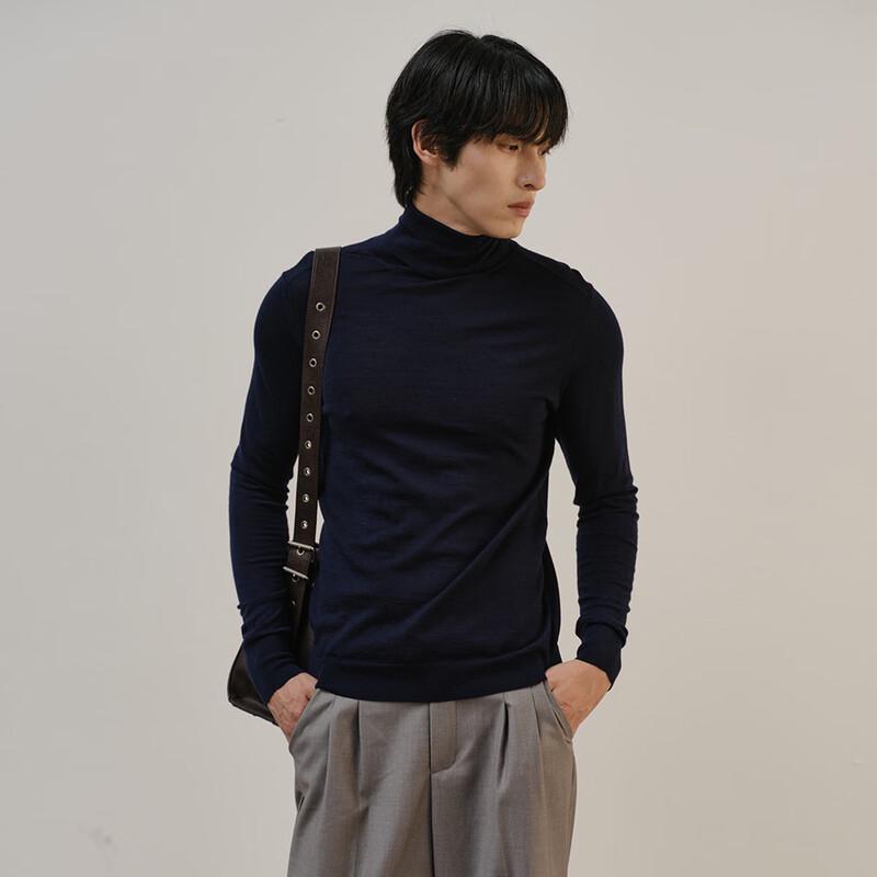 Men's SNOOFODE 100% Merino Wool Turtleneck Sweater
