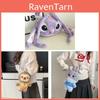Zootopia Plush Bunny Tote Bag With Zipper Closure For Casual Day Use