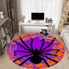 1pc Spider Web Office Round Area Rug, Indoor Mat Suitable ForOffice, Under Office Chairs Bedroom Living Room Home Decor T151