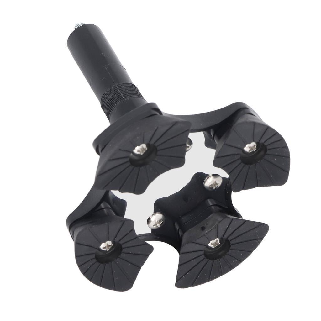 Vârf baston cu 4 picioare de sprijin ABS Aliaj de aluminiu Absorbție șocuri Bază picior baston de mers autoportant