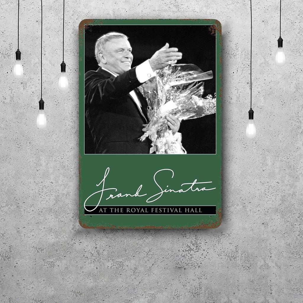 Frank Sinatra Retro Vintage Tin Sign Poster Decorative Plaque Metal Plate Wall Decor