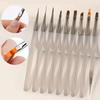 Acrylic Nail Brush Set UV Gel Acrylic Nail Brush Set Nail Tips Extension Nail Brushes 3D Carving Manicure Tools Painting Pen