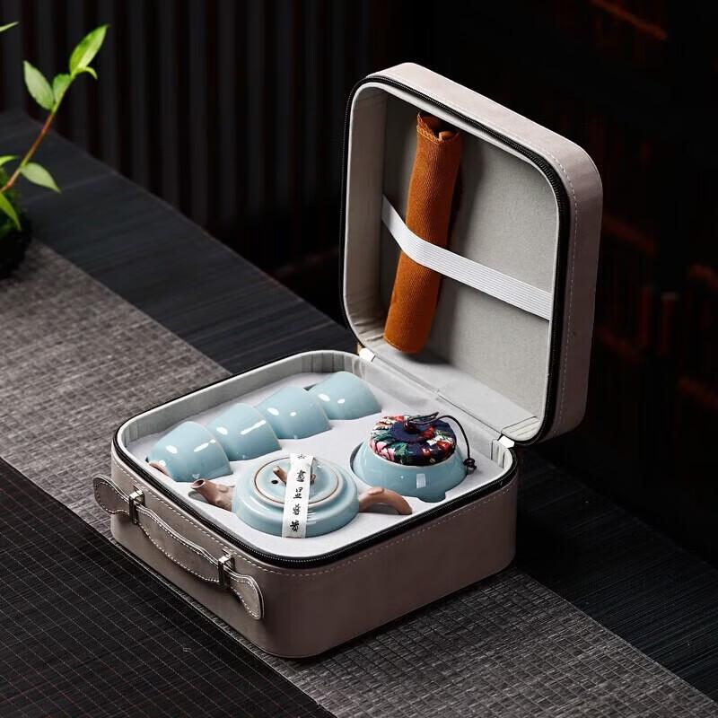 Bafang Li Slow Dance Life 8-Piece Ceramic Tea Set