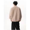 American Retro Henley Collar Button Sweater Men Women Winter Loose Slouchy Long Sleeve Base Pullover Knitwear