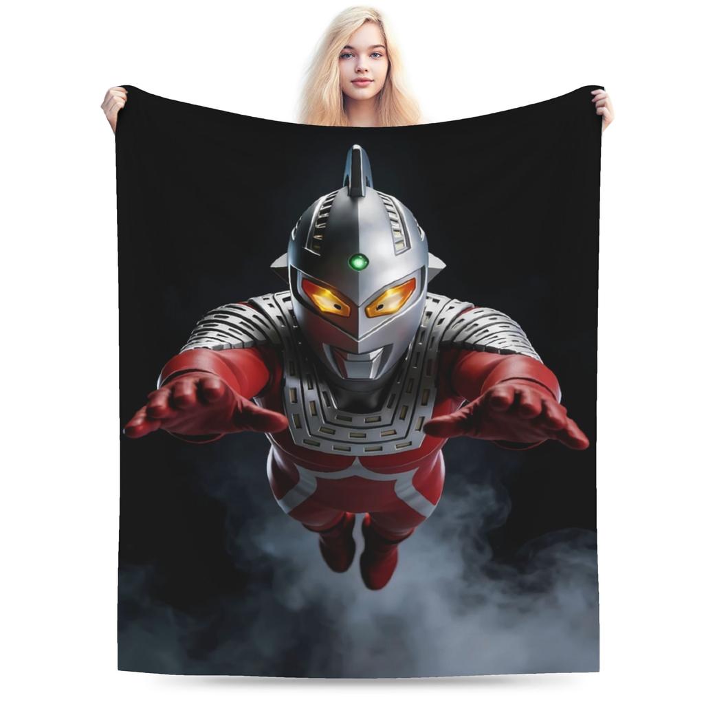 ULTRAMAN Plush Blanket Children Flannel Throw Blanket For Couch Chair Soft Design Quality Bedspread Gift