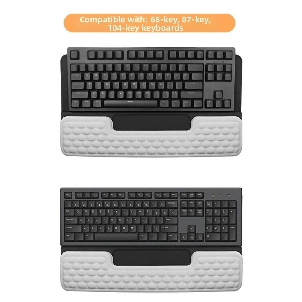 Soft Keyboard Stand Integrated Ergonomic Keyboard Riser Computer Wrist Support Pad Office Use