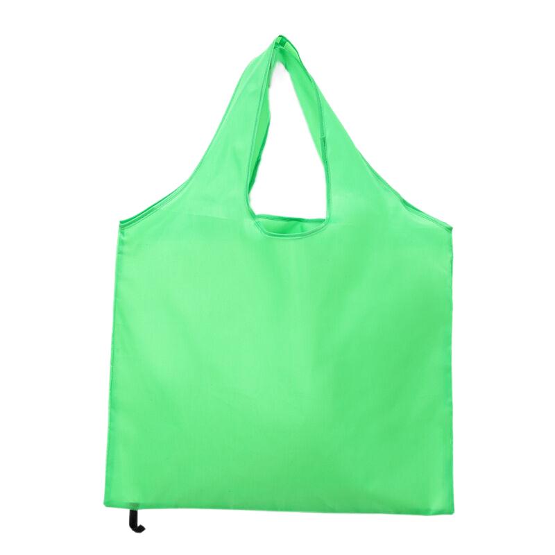 Foldable Shopping Bag Reusable Travel Grocery Bag Eco-Friendly One Shoulder Handbag For Travel Cartoon Cactus Printing Tote Bag