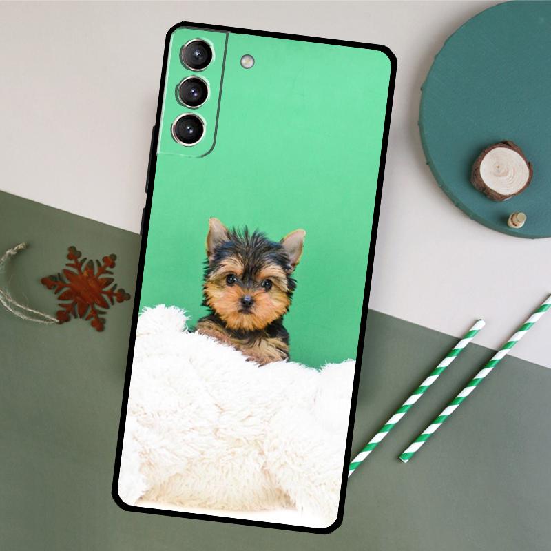 Yorkie Yorkshire Terrier Phone Case For Samsung Galaxy S25 S26 Ultra S20 S21 S22 S23 S24 Plus S10 S25 FE Back Cover