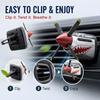 Car Air Outlet Clip Diffuser Accent with Aircraft Inspired Shape, Replaceable Scent Tablet Shell for Cabin Styling