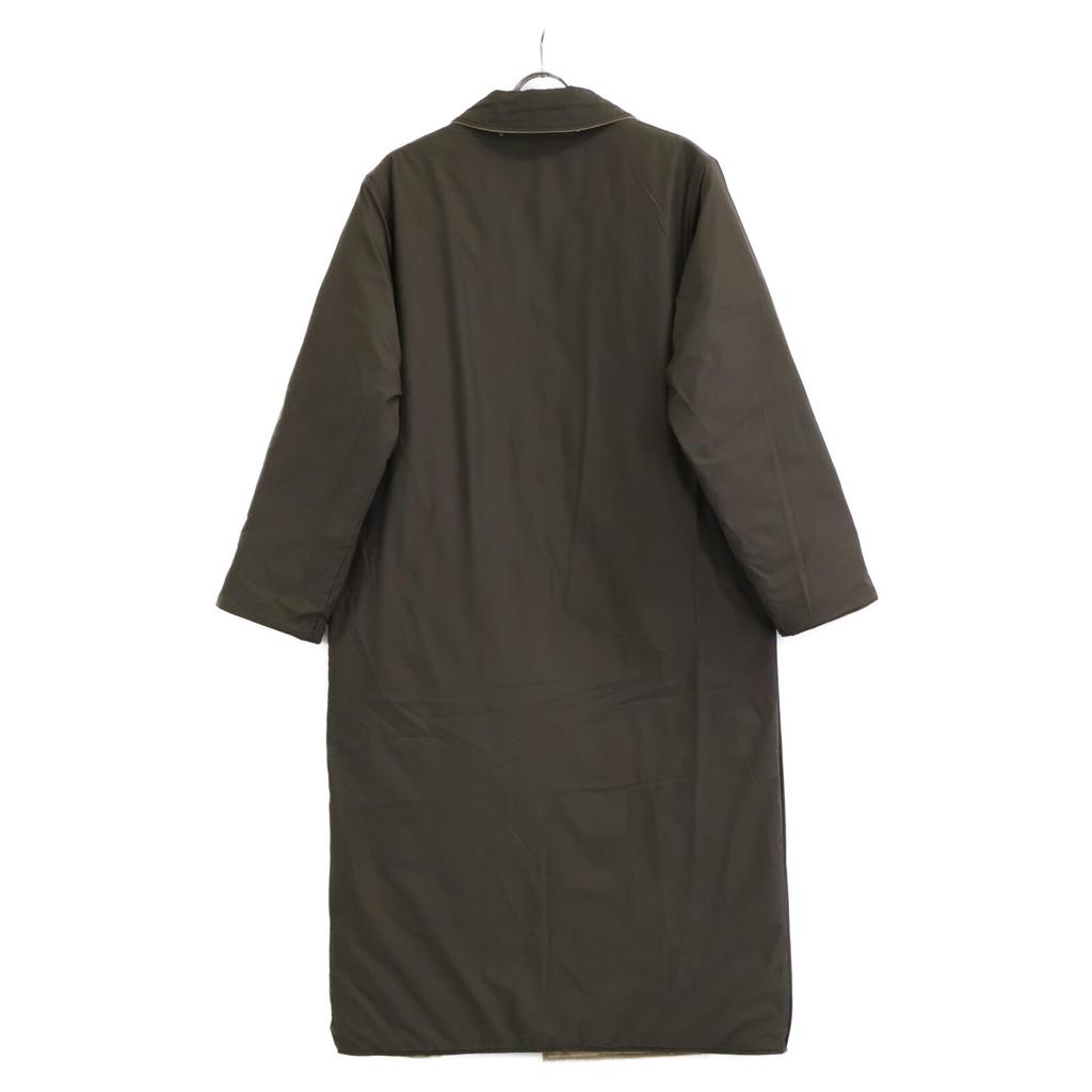 Steven Alan Khaki Reversible Quilted Long Coat Coat M beigeUsed