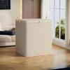 Extra Large Fabric Storage Bin for Blankets Bed Linens Clothes and Underwear Portable and Lightweight with Zippers and Handles Easy To Carry