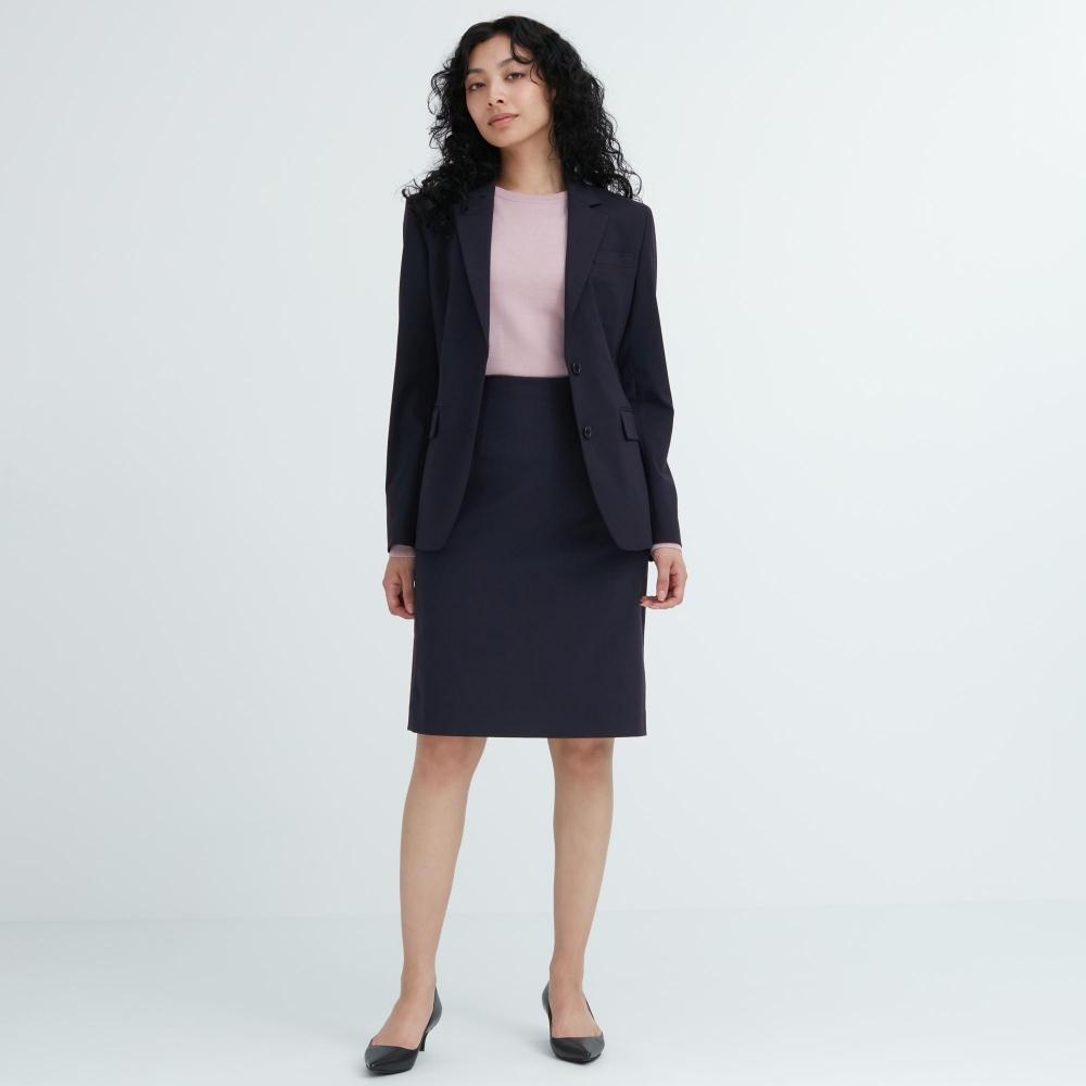 

UNIQLO JAPAN Эластичная узкая юбка средней длины 5658 см, можно настроить