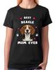 Best Beagle Mum Ever Ladies T-Shirt Dog Gift Pet Lover Mother Tee