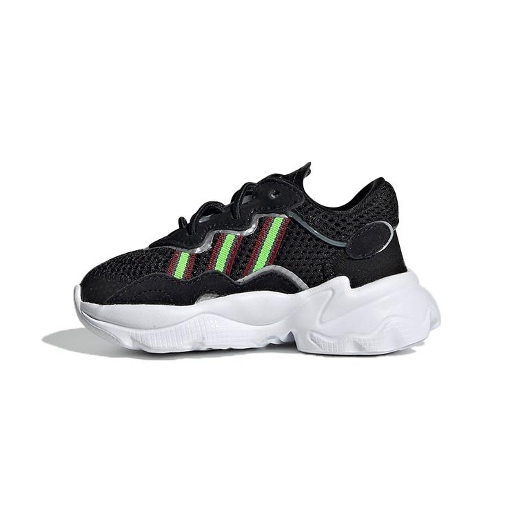 (TD) adidas Ozweego Core Black Solar Green Baby EE8293 EU 21