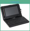 Universal 7-inch Tablet Pc Keyboard Flip Stand Case With Premium Pu Leather Protection