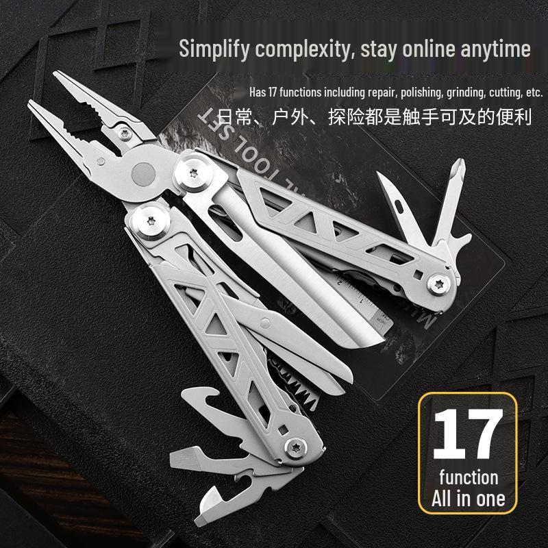 Outdoor Portable Multifunctional Folding Knife and Pliers Camping Tool