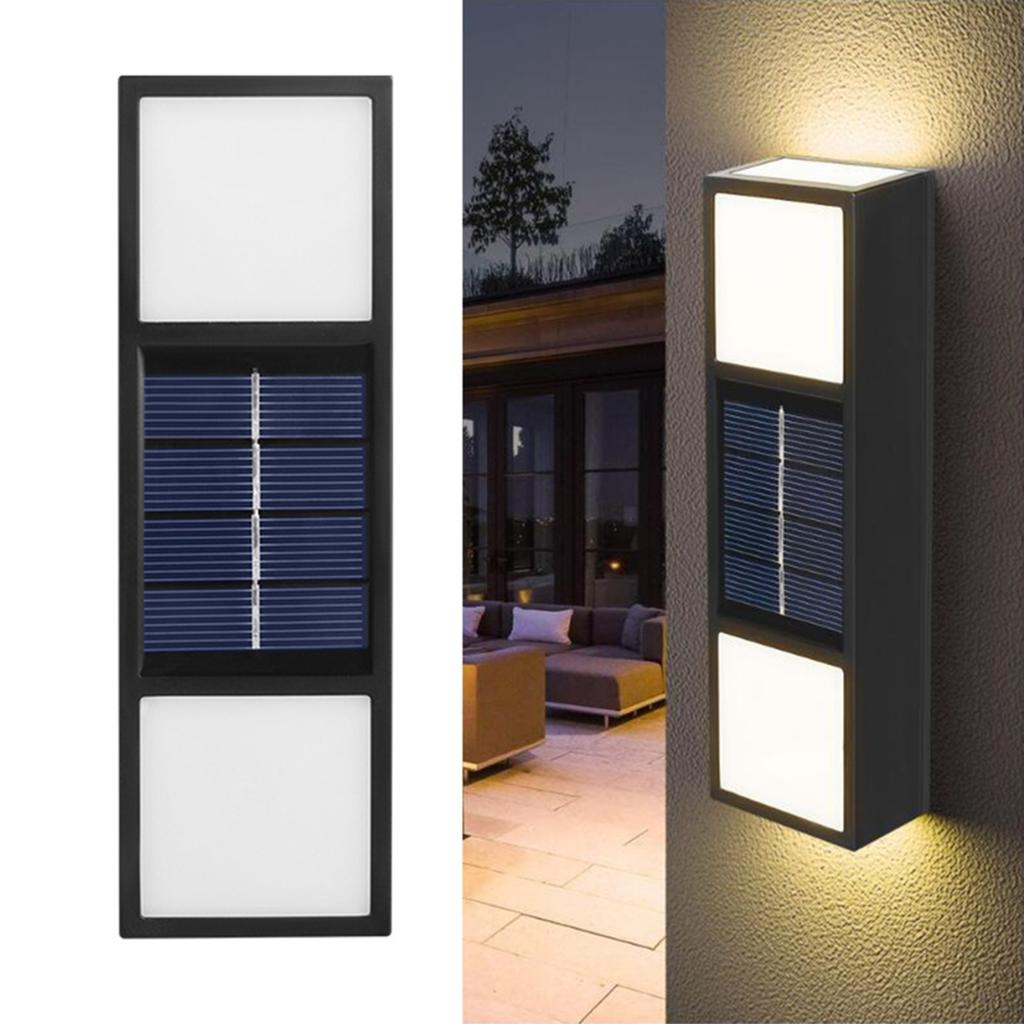 Solar Light Outdoor LED Solar Light Outdoor Solar Wall Light for Front Door Backyard Garage Deck