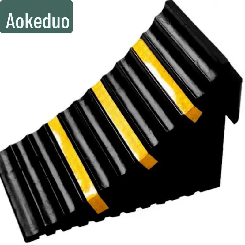 AOKEDU Portable Solid Rubber Wheel Chock