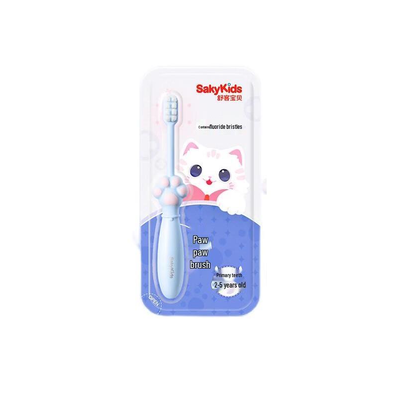 

Saky Kids Paw Fluoride Toothbrush