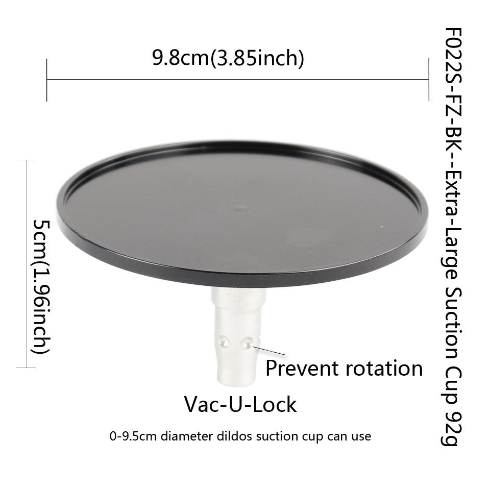 FREDORCH All Kind of Attachments for Sex Machine Black Dildo Holder Vibrator Clamp Suction Cup Vagina 3XLR Vac-U Accessaries
