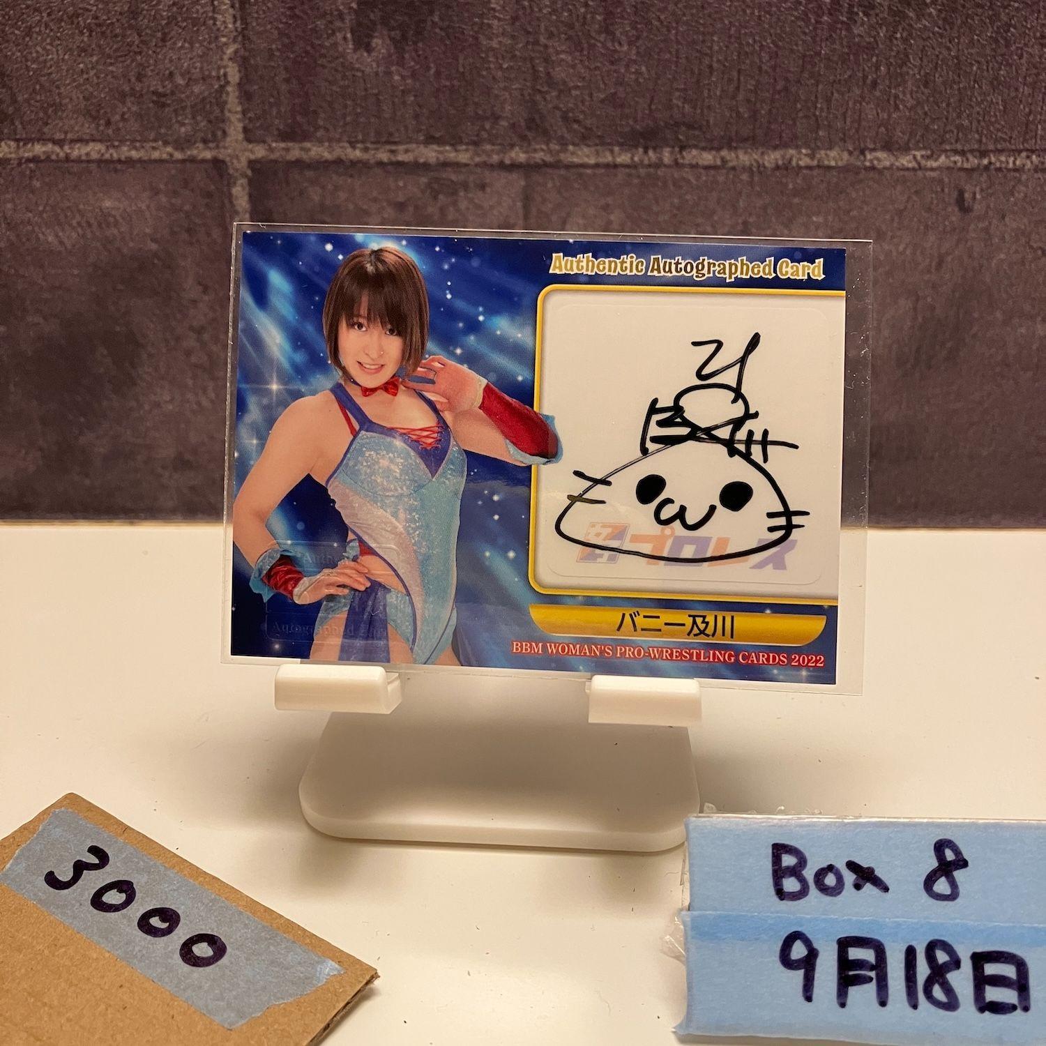2022 BBM Womans Pro-Wrestling Bunny Oikawa 061/105 Autograph Womens Pro-Wrestling Card