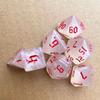 7Pcs/Set Acrylic DND Dice 7-Die Game Dice New Polyhedral Dice  Table Game