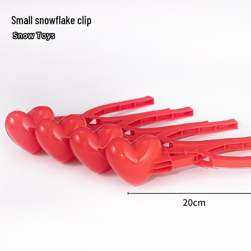 Winter Snowball Maker Tool for Kids - Small & Large Duck Snowball Clips for Snow Play & Snowball Fights 20CM