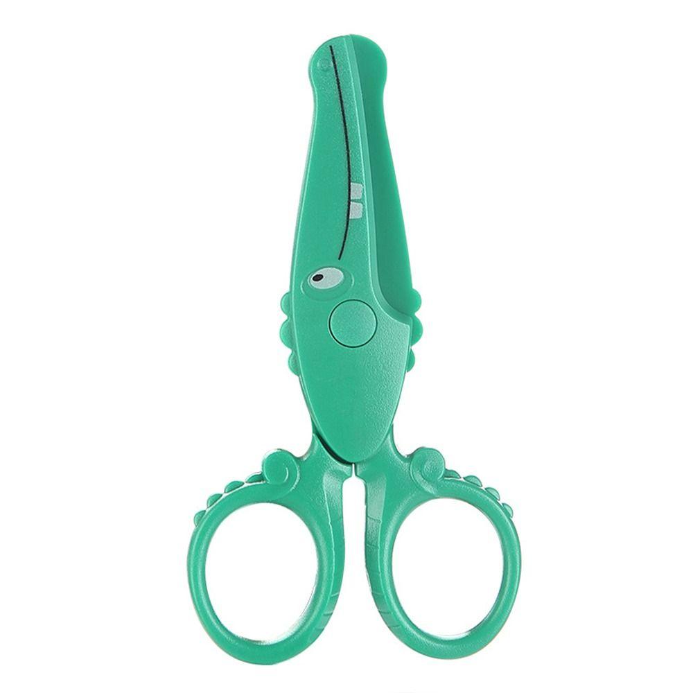 

Cute Student Stationary School DIY Safety Scissors Paper Cutter Cartoon Scissors Handcraft Scissors Crocodile