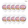 12Inch Pink Donuts Balloon Girls Candy Dessert Birthday Latex Balloons Kids Happy Doughnut Theme Birthday Party Decorative Balon