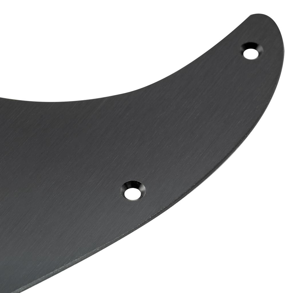 Musiclily Ultra PB Precision Bass Anodized for Fender American Standard Precision Basses 13-Hole Pickguard, Black, Aluminum,