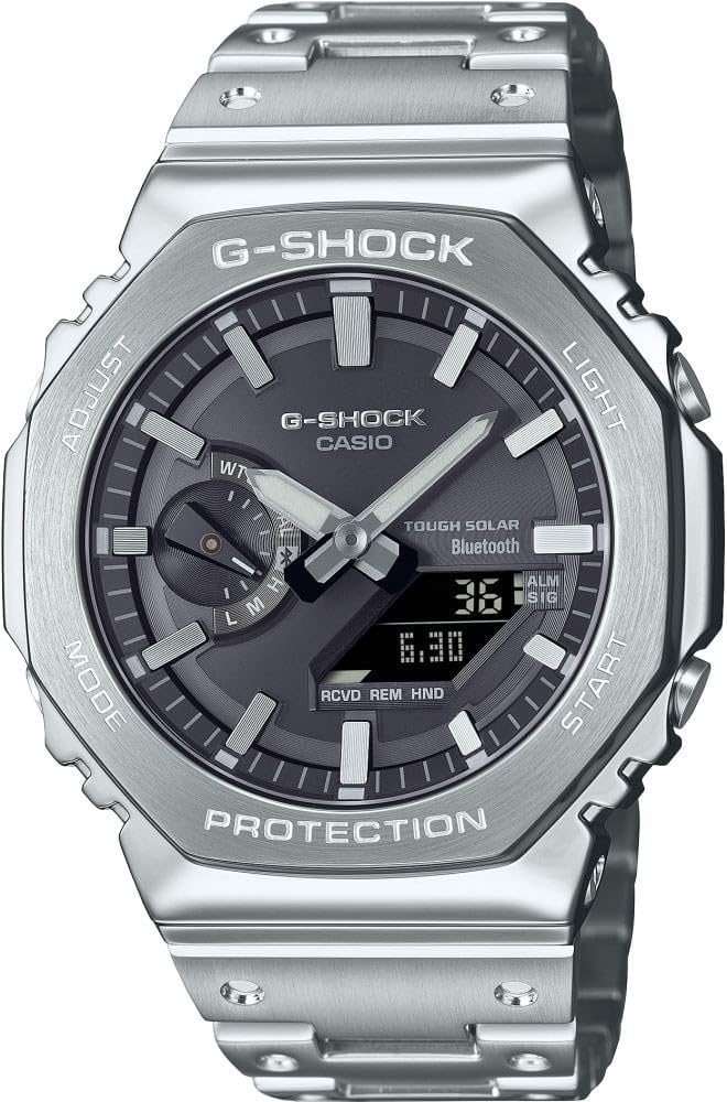 

Повністю металевий Bluetooth Tough Solar Silver Same Reimported Overseas Model [Casio] G-Shock GM-B2100SD-1A для чоловіків (Модель GM-B2100SD-1AJF)
